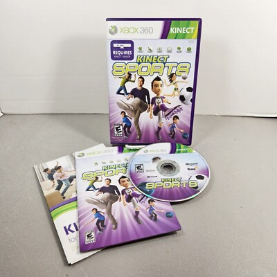 Kinect Sports XBox 360 Video Game Boxing Track Soccer Tennis Volleyball Bowling