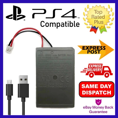 REPLACEMENT BATTERY FOR PLAYSTATION 4 CONTROLLER FREE USB CABLE - NEW (1st gen )