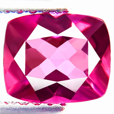 1.15ct SPARKLING NATURAL BEST 5A PINK RUBELLITE TOURMALINE AWESOME CUSHION GEM!