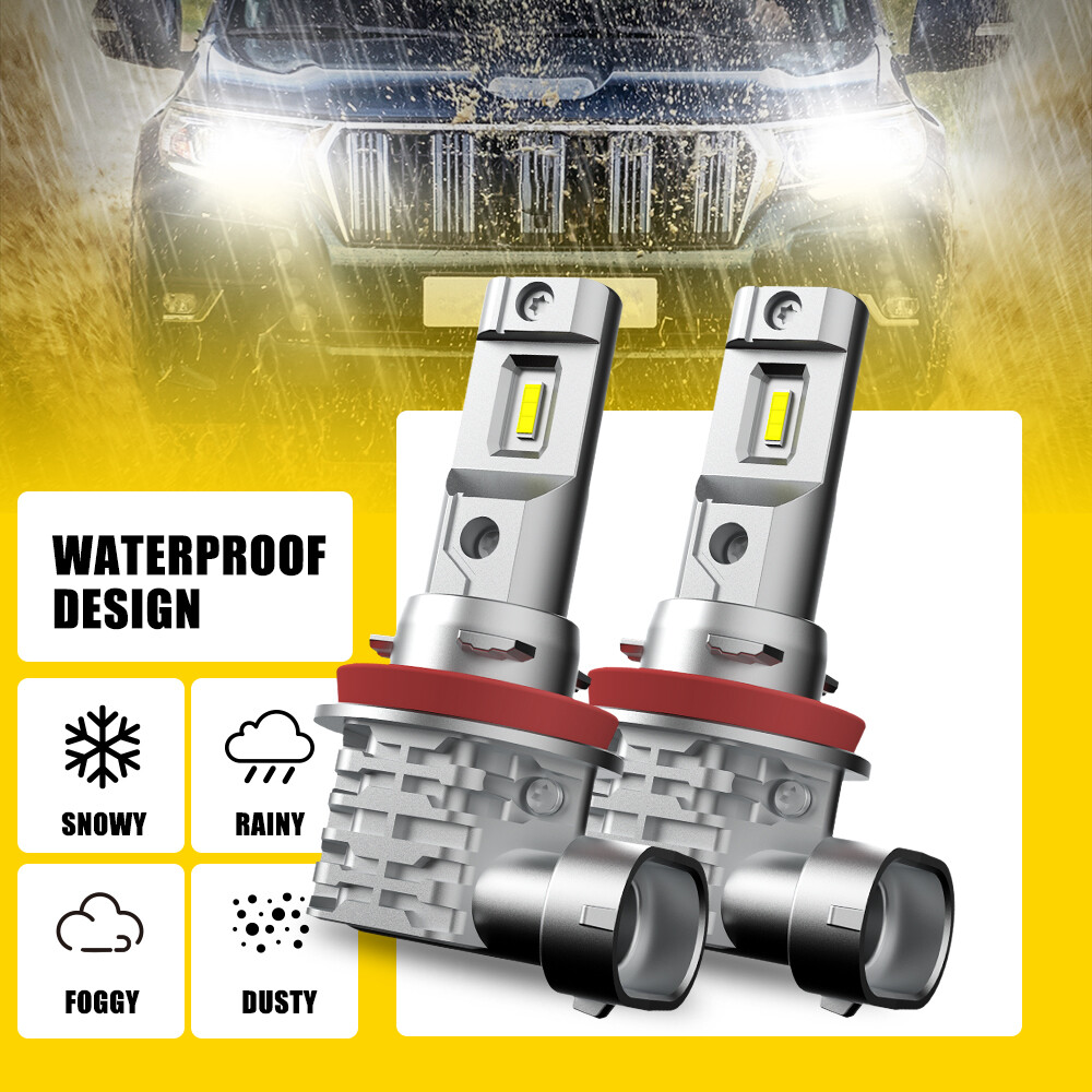 AUXITO 6500K White H8 LED Fog Light Bulb High Power Kit  