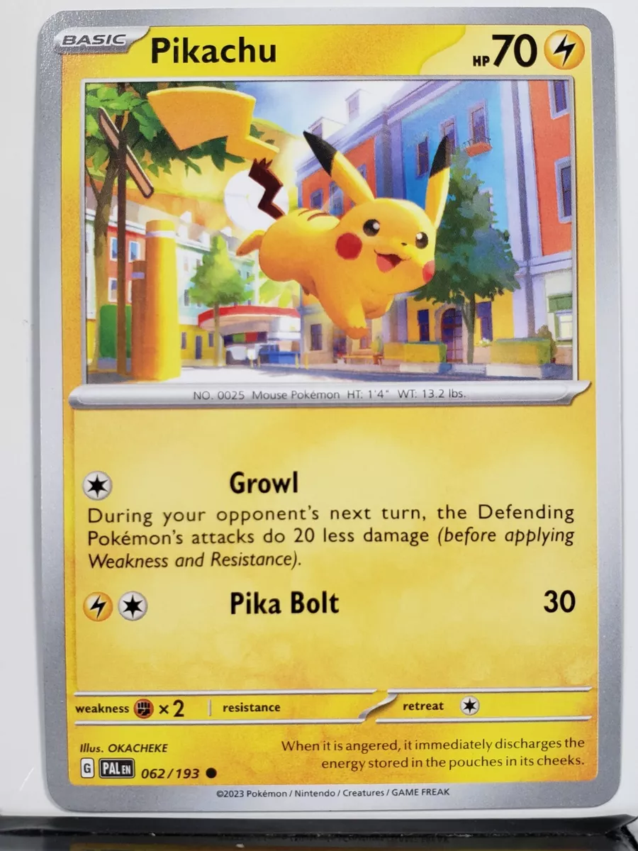 Pikachu 062/193 NM / M - Paldea Evolved Scarlet Violet Pokemon Card