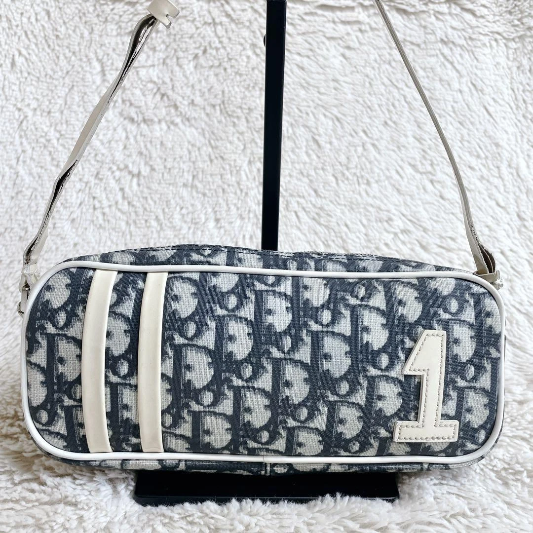 Christian Dior Trotter Sac à Bandoulière Sac à Main N°1 Accessoire Pochette Marine Femme