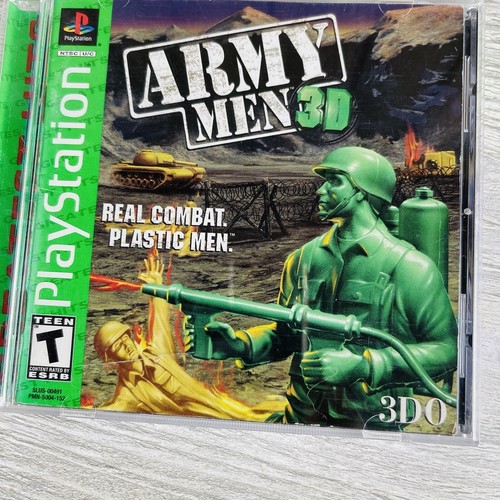 Army Men 3D (Sony PlayStation 1, ) PS1 Complete Tested - Picture 3 of 17