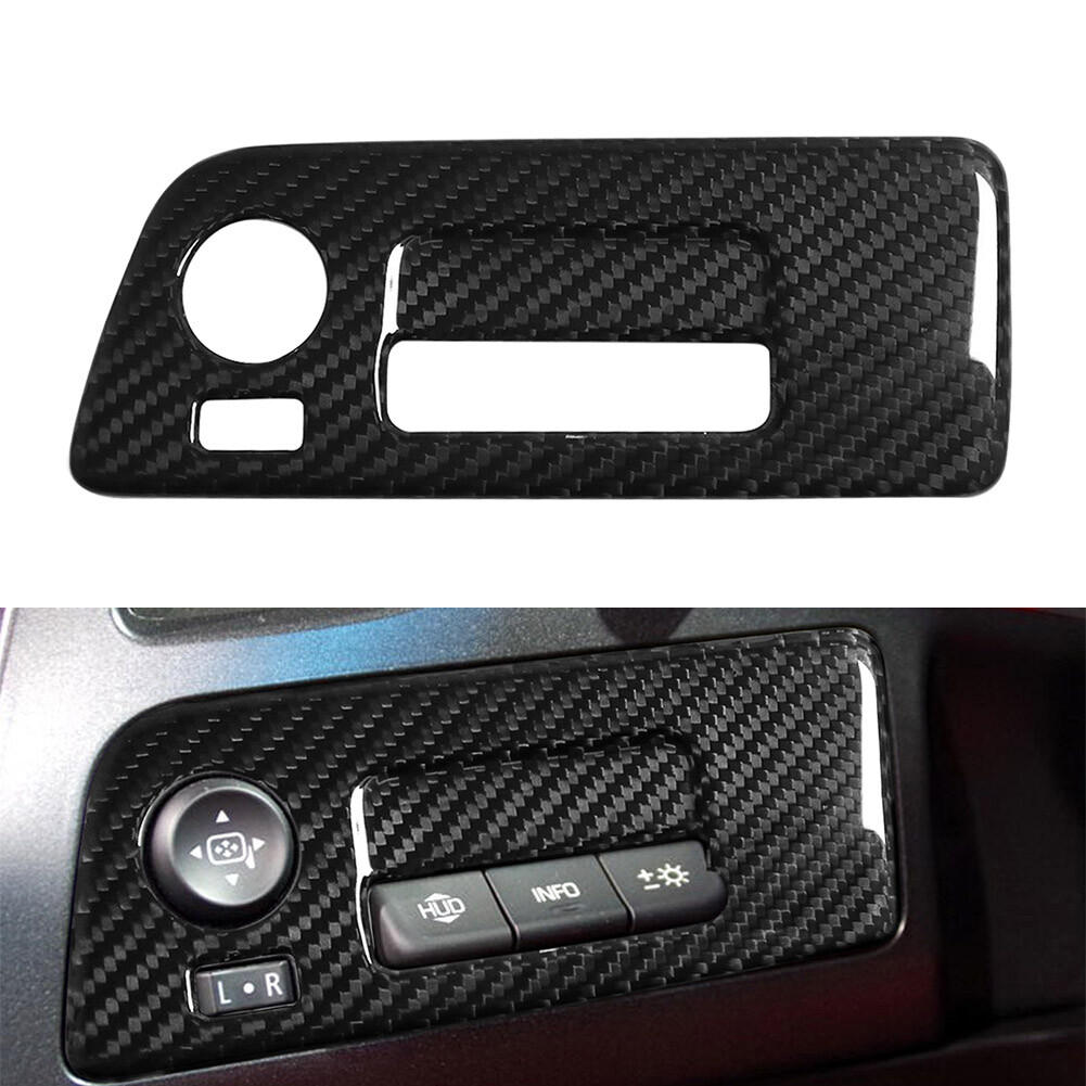 Black LHD Gear Shift Panel Trim for 2014-19 Chevy Corvette C7