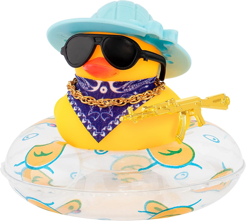 Car Rubber Duck Decoration, West Cowboy Duck Car Dashboard Decoration Accessorie - Picture 21 of 33