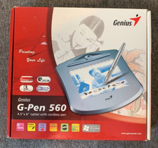 Genius G-Pen 560, USB 4.5 x 6 Tablet with Cordless Pen