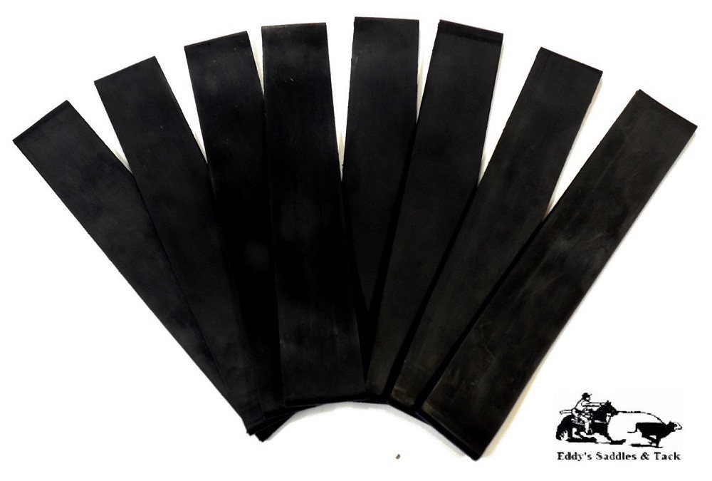 Ropers Dally Rubber Saddle Horn Wraps 8 Pack 11/2" Extra Wide Eddy's