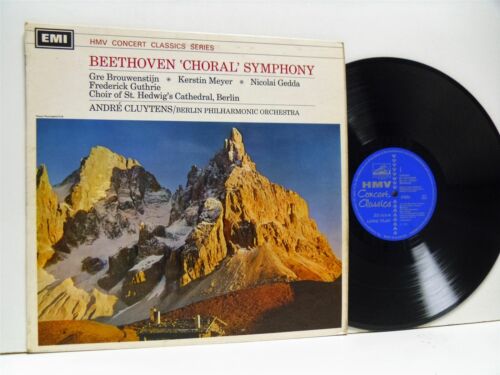 CLUYTENS Beethoven Symphony n°9 LP CHORAL EX/VG+, SXLP 30085, vinyle, Royaume-Uni, HMV, - Photo 1 sur 1
