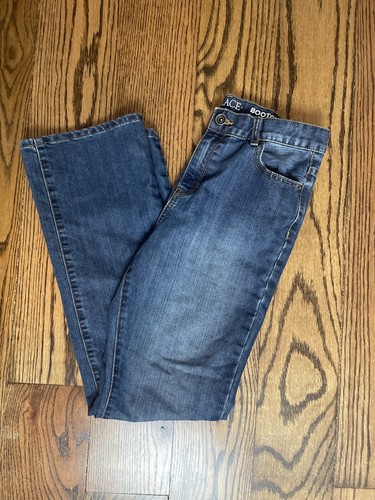 Boy's Children's Place Boot Cut Blue Jean Pants - Size 16