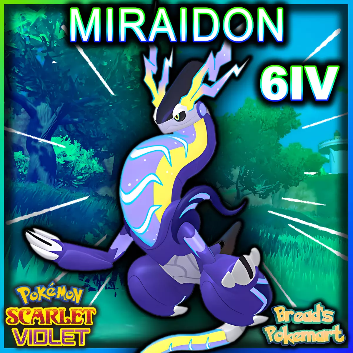 Pokemon Scarlet and Violet  Miraidon - Location, Stats, Best