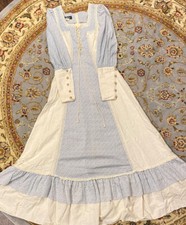 RARE Vintage Gunne Sax Black Label Prairie Dress
