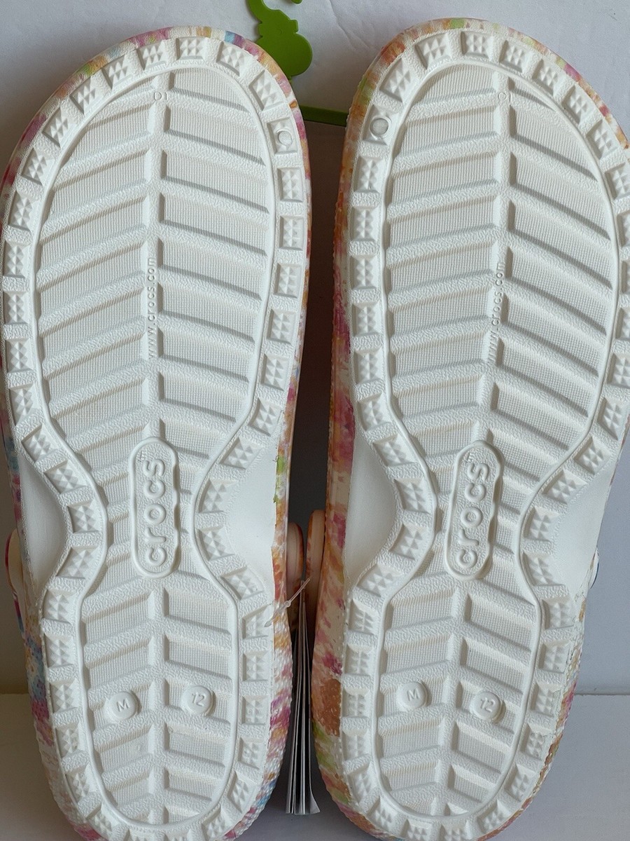 New CROCS Classic Lined Tie Dye Clog SZ 12 Mens 206341-83B  display picture 1