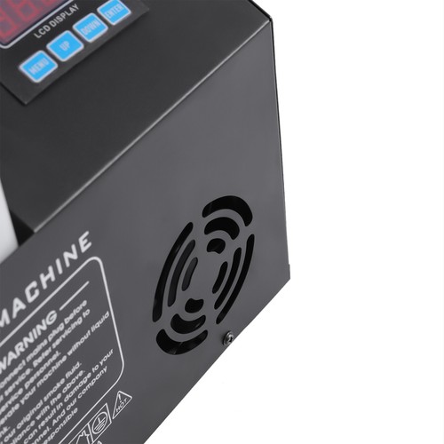 Macchina nebbia da pavimento DMX512 fogger luce palco fumo verticale telecomando 1200W - Foto 22 di 24
