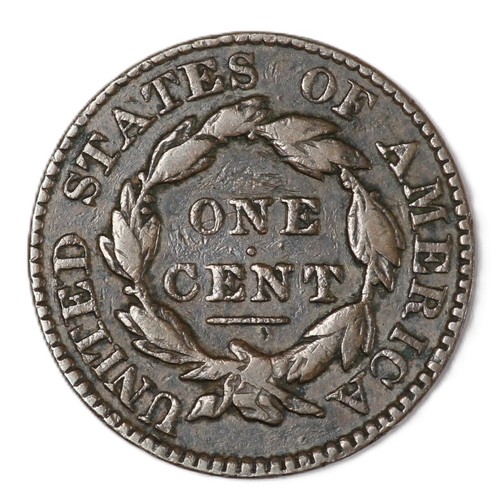 1829 Matron Head US Copper Large Cent 1C - Picture 2 of 2