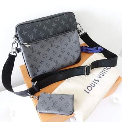 Louis Vuitton Men's Trio Messenger, Reverse Monogram Eclipse, Unboxing