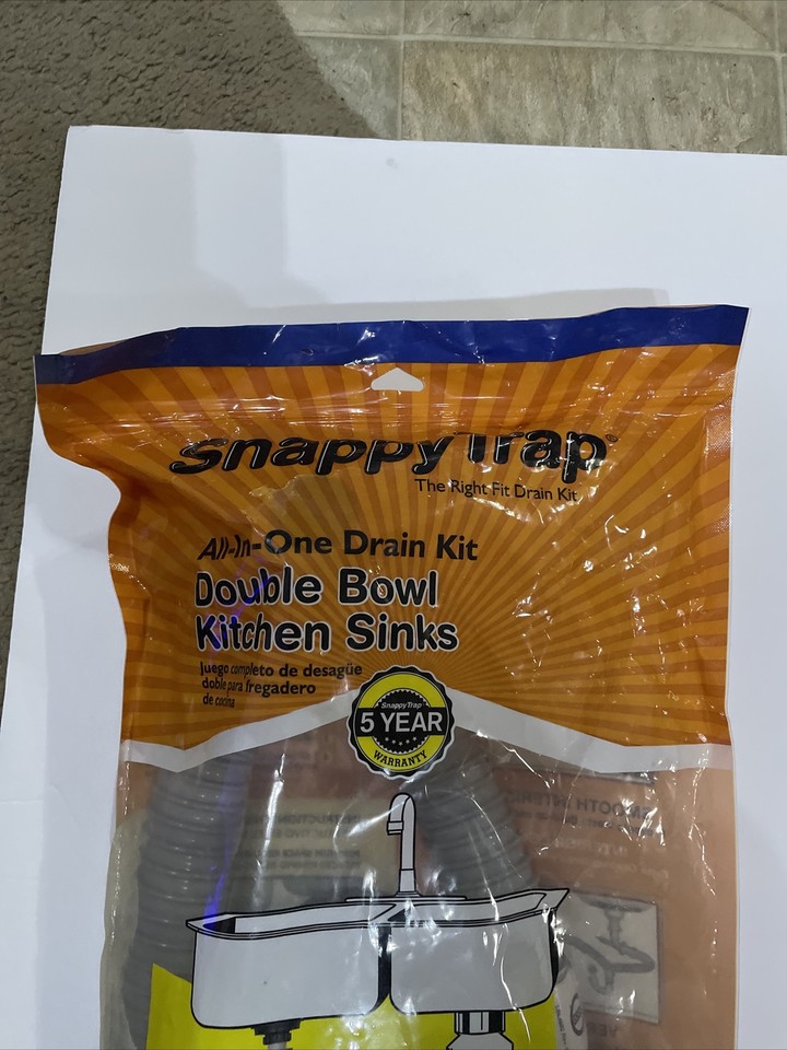 Snappy Trap DK110 Double Sink Drain Kit PVC eBay