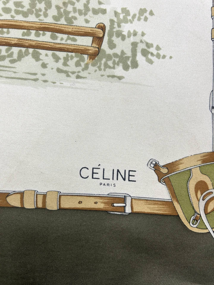 Hermosa bufanda vintage "CELINE" Foto 2 de 4