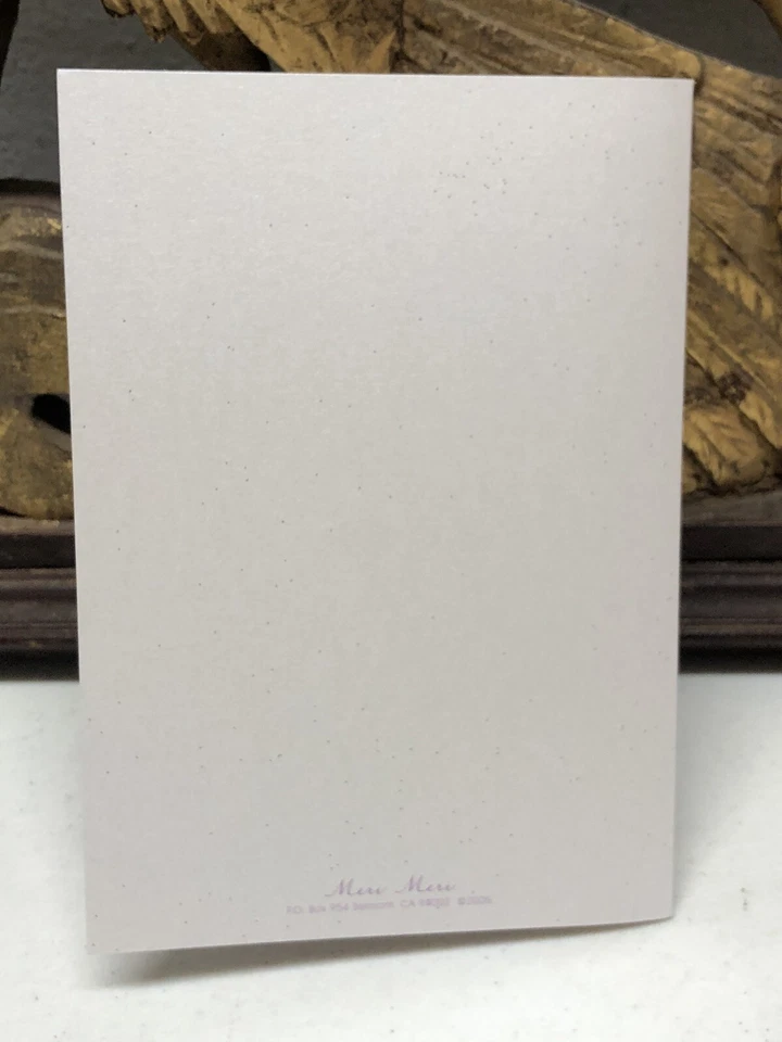 Set of 6 - MERI MERI Happy New Year! 7" X 5" Invitations w Envelopes Very Unique - Image 4 of 4