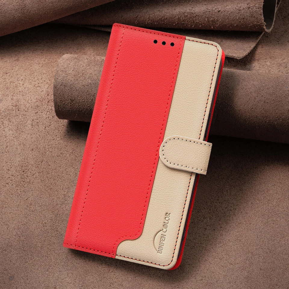 Leather Flip Stand Wallet Phone Case For iPhone 16/15/14 Plus/13/12/11/XR 8/7/6 - Image 4 of 4