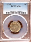 1937-S BUFFALO NICKEL PCGS MS64