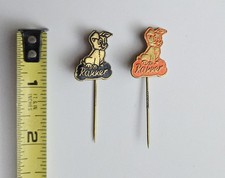 VINTAGE 1950s/60s LADY AND THE TRAMP MOVIE PROMO DUTCH PIN LOT RAKKER DISNEY &