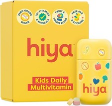 Hiya Kids Daily Multivitamin 30 Chewables   Ages 2 Immune Support