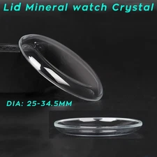 Lid High Domed Watch Crystal Round AR Coated Mineral Lens 25-34.5mm Repair Parts