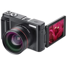 16X WiFi HD Digital Camera Video Camera DSLR with 3.0 inch Side Flip Screen