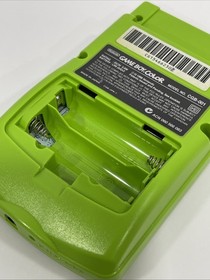 GAME BOY COLOR Nintendo Kiwi Lime Green W/ BOX & Inserts RARE