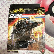 Hot Wheels Cobra H.I.S.S. GI Joe Diecast Tank Pop Culture Series Black