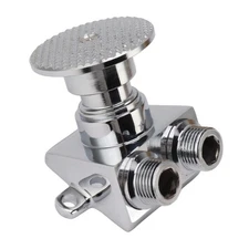Touchless Copper Foot Pedal Water Valve Set for Basin Tap - Hands-Less and Hy...