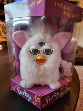 Tiger Furby White Snowball Pink Ears Model 70-800 Unopened Box