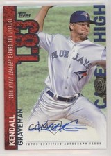 2015 Topps Career High Auto Kendall Graveman #CHA-KG Auto 0c2