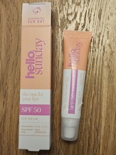 Image of Hello Sunday The One For Your Lips SPF 50 Lip Balm with Hyaluronic Acid 15ml New