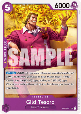 Gild Tesoro OP06-071 Wings of the Captain Regular (UC) 