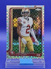 Deommodore Lenoir 2025 Topps Chrome X-Fractor SP 🔥 49ers