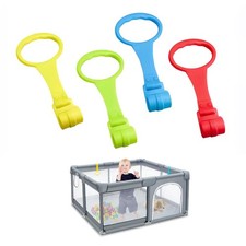 EUYKQNOI maniglie per box bambini Anelli Box Bambini,4 Pezzi Anelli per Culla 