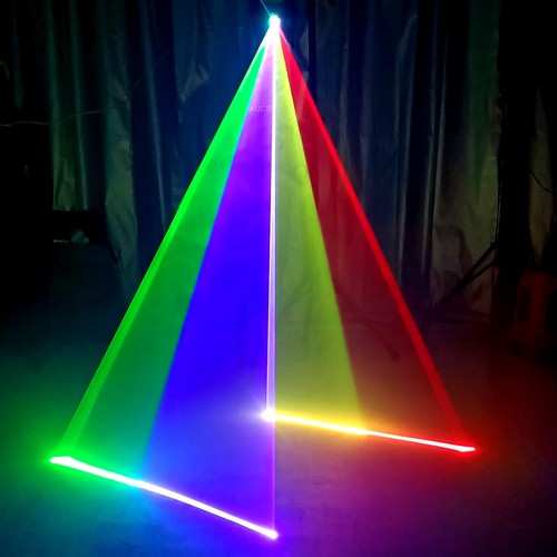 iOS Android App 8W 30Kpps RGB iLDA DMX Animation DJ Stage Projector Laser Lights - Picture 10 of 14