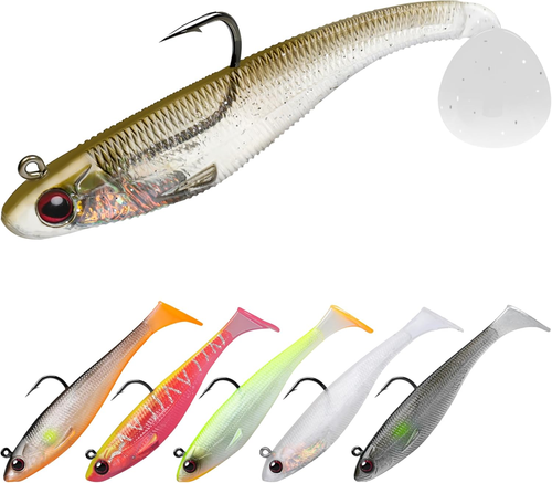 Easy Catch Pre-Rigged Soft Lures, Unique Vibrating Swim Action and Trembly Sinki - Picture 21 of 35