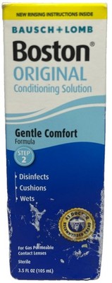 Bausch+Lomb Boston Conditioning 1Pk-3.5oz Gentle Step 2 See Below SHIP N 24 HOUR