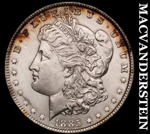 1885 Morgan Silver Dollar- Choice Gem Brilliant Uncirculated+++ Luster #i8672