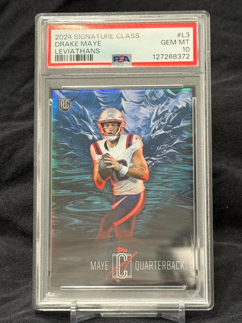 2024 Topps Signature Class Drake Maye Leviathans RC Rookie #L-3 Patriots