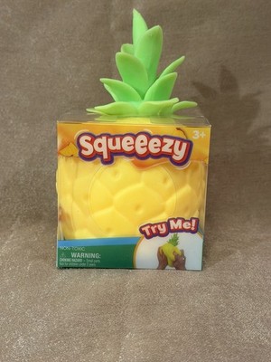 New And Sealed Sunny Days Squeeezy Pineapple Squeeze/Stretch/Fidget/Stress Toy