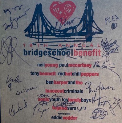 Neil Young/McCartney/Pearl  Jam +++ signed Bridge poster 2024