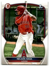 2023 Bowman #BP-132 Nelson Rada Prospects Los Angeles Angels