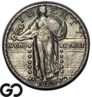 1929-D Standing Liberty Quarter, Better Date, AU+