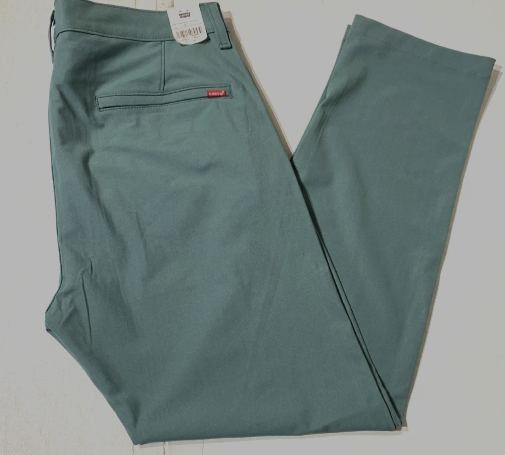 NWT LEVI'S Men's XX Chino Standard Tech Pants High Stretch Blue Spruce All Size