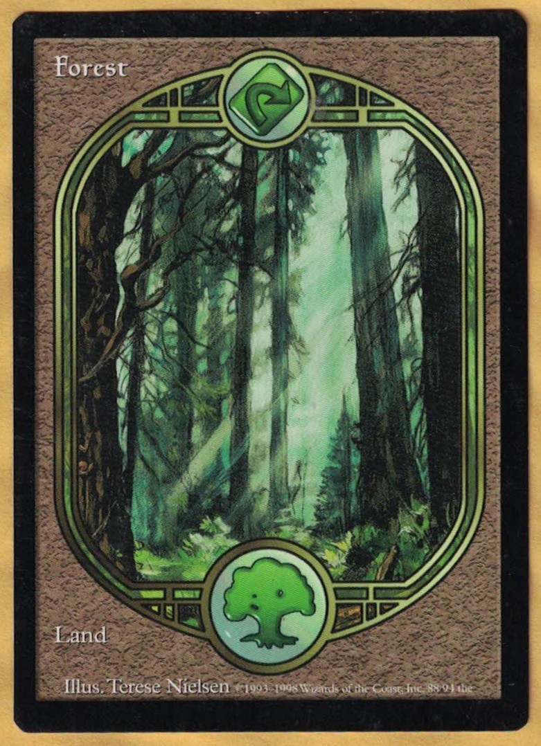 Forest (Unglued, English, 1998) MTG LP