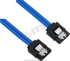 Lot of 6 Ultra Slim, Ultra Low Profile SATA-III 6Gbps Data Cable, 9"
