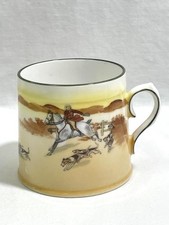 Royal Doulton John Peele Hunting Mug Galloping Rider Bone China Cup